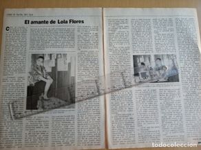 Collectionnisme de Magazine Pronto: reportaje revista pronto - el amante de lola flores -